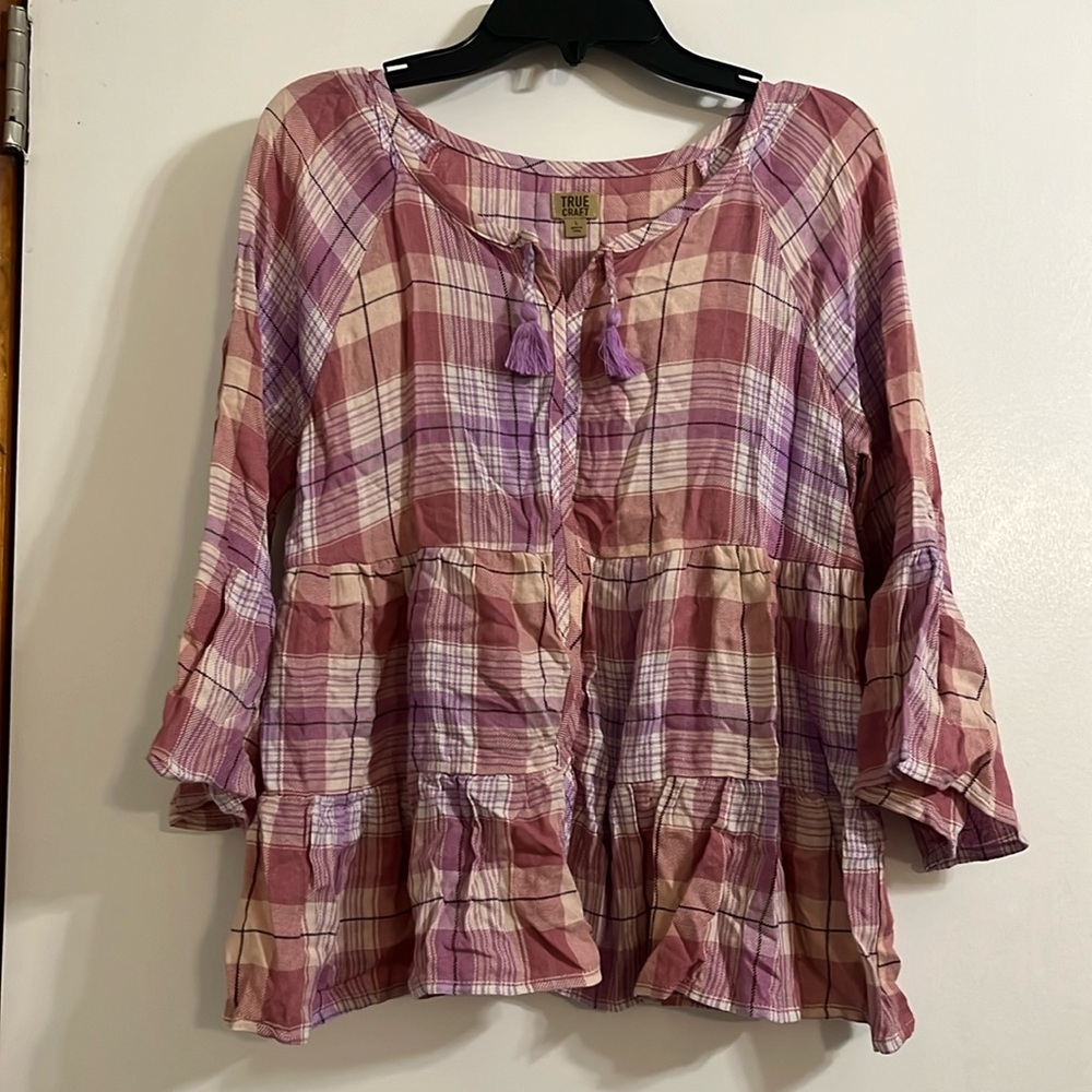 True Craft Girls Blouse size L Multicolored